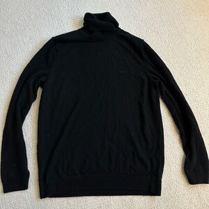 Hugo Boss Men's Black Turtleneck Sweater